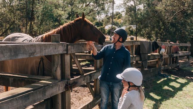 Horse riding at Launceston's Country Club Resort. Picture: Supplied