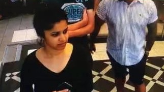 Preethi Reddy was seen on CCTV footage buying two bottles of water at McDonalds. Picture: Facebook