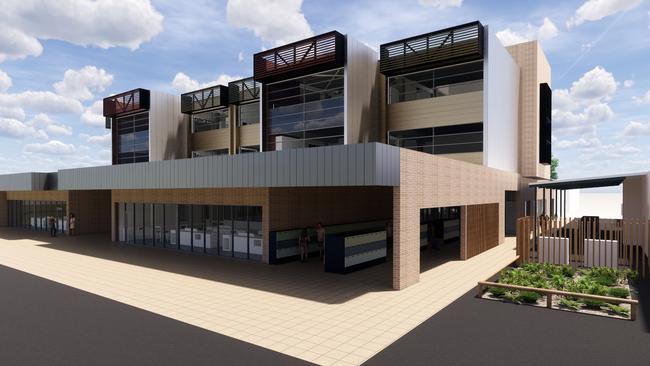 Artist's impressions of Unley High School's planned $32 million upgrade.