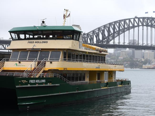 Take a ride in one of Sydney’s ferries. Picture: AAP/Dan Himbrechts