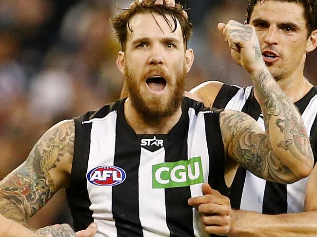 Richmond v Collingwood Dane Swan goal 3rd term Picture:Wayne Ludbey