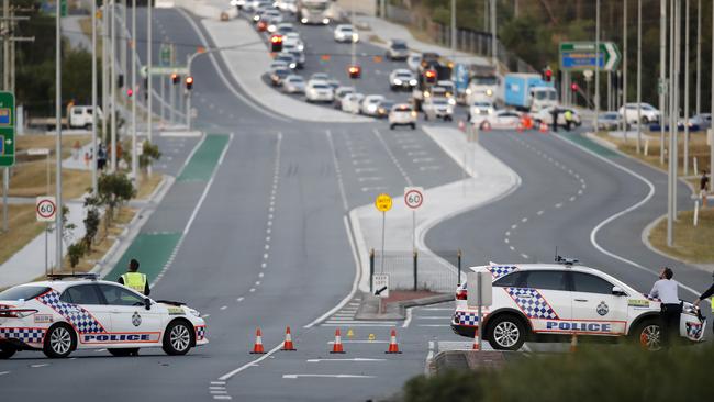 The drivers of the two cars engaged with each other between Woolloongabba and Browns Plains. Picture: Josh Woning