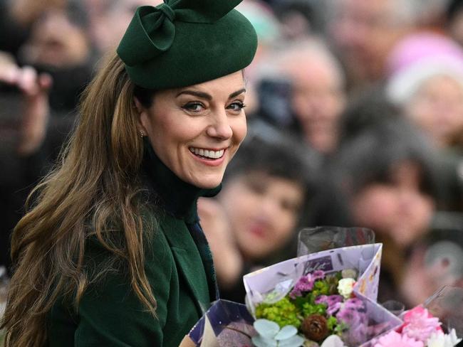 The Princess of Wales at the Royal Family's traditional Christmas Day service last year. Picture: AFP