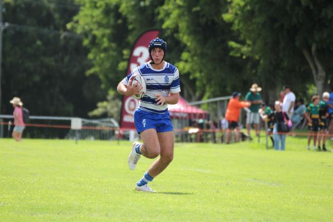 Ballymore Cup rugby action at the Albany Creek Brumbies Junior Rugby Union Club on Friday, April 12, 2024.