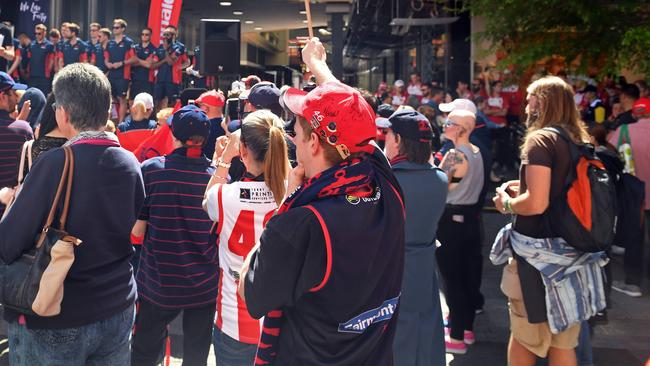 SANFL fans have shown their support. Picture: Tom Huntley