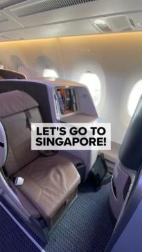 Travelling with Dilvin Yasa on first Singapore Airlines 'Vaccinated Travel Lane' flight from Australia