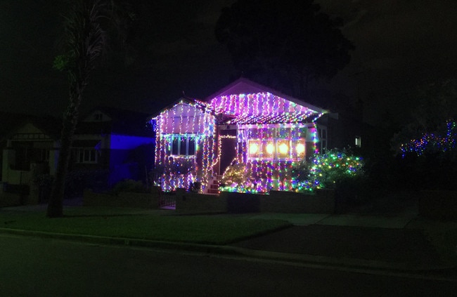 The brightest house on Hay Street.