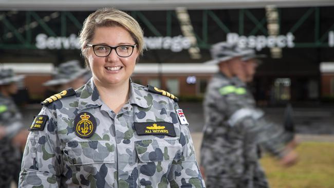 HMAS Hobart commanding officer Alisha Withers says her crew are ready for deployment.