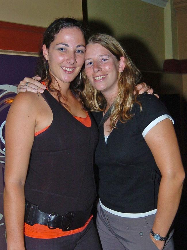 Kelly Mullooly and Nathalie Rahmer at the Embassy Pic Bryan Lynch BL346329