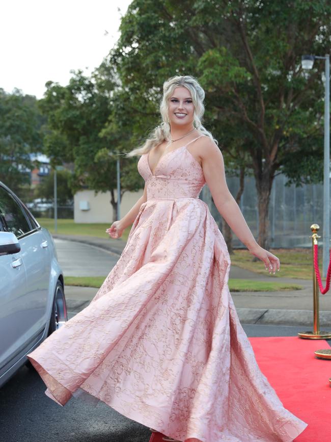 Pacific Pines High formal, at the school. Destiny Strachan Picture Glenn Hampson