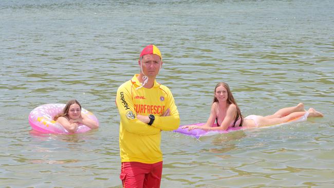 In December 2019 and January 2020 surf lifesavers and lifeguards rescued nine people on inflatable devices and cautioned countless others. Picture Glenn Hampson