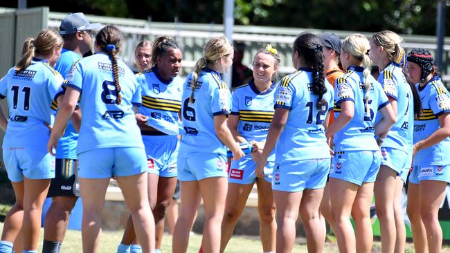 Harvey Norman under 19 rugby league between Wynnum-Manly and Norths Devils. Saturday February 25, 2022. Picture, John Gass