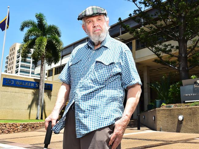 Architect Dolph Pemberton outside council building. Picture: Shae beplate