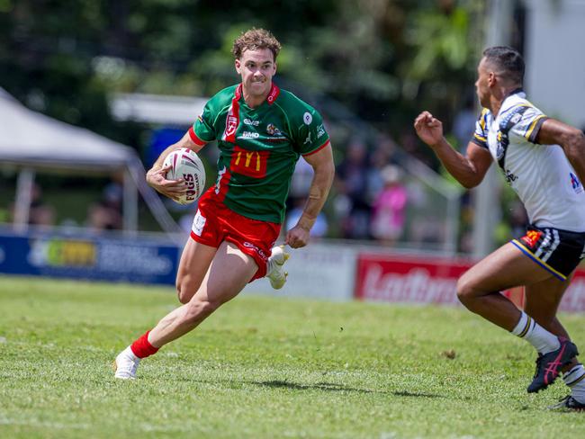 Auswide Bank Mal Meninga Cup, Magpies vs WM Seagulls at Davies Park, Brisbane. WM Seagulls #1 Jeremy Trappett  Picture: Jerad Williams