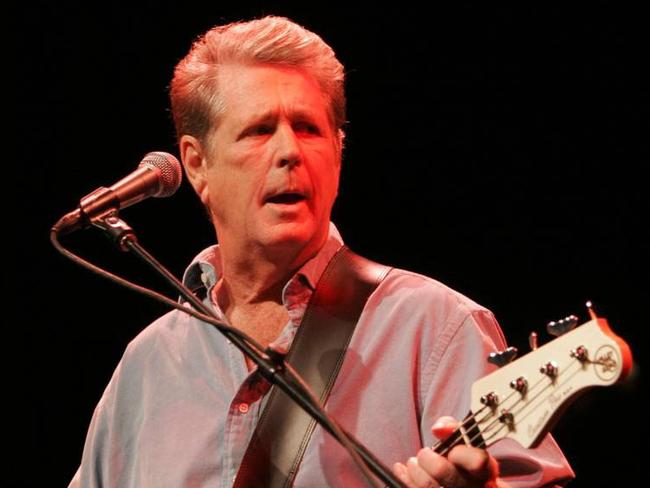 USA singer Brian Wilson from band 'The Beach Boys'.