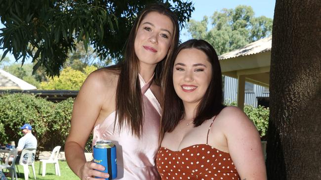 Tori McDonald and Kiarha West Attend the Wangaratta Cup. Picture: Brendan Beckett