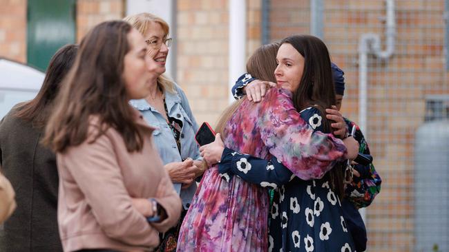 Guests were asked to wear floral and bright colours to the funeral. Picture: NCA NewsWire / David Swift