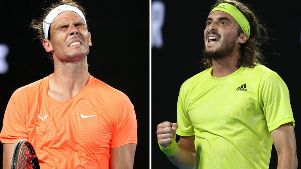 Stefanos Tsitsipas defeats Rafael Nadal in thrilling comeback, Australian  Open quarter-final news, scores, highlights, results