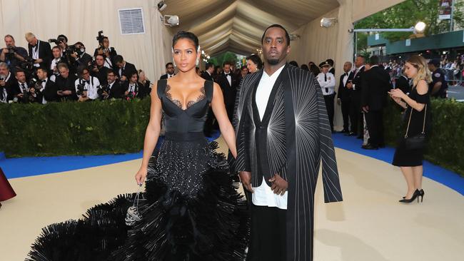 Cassie and Sean “Diddy” Combs attend the 2017 Met Gala. Picture: Neilson Barnard/Getty Images