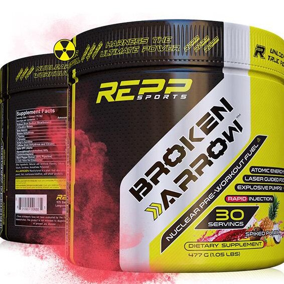 Broken Arrow pre-workout contains powerful stimulants