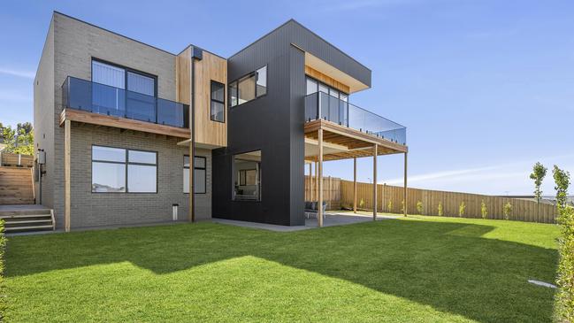 The back yard has room for a pool or a friendly game of soccer.