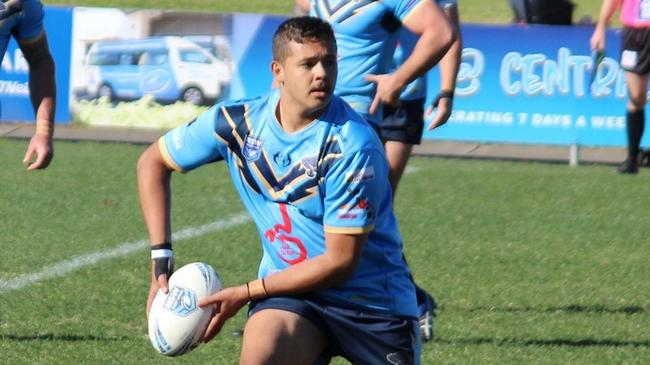 Quincy Ross’ silky hands and tough defence helped the Northern Hawks to the reserve grade premiership. Photo: Northern Hawks RLFC.