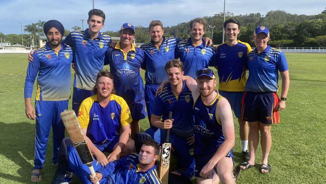 Nambour Cricket Club's Division 1 men's team from 2022/23. Picture: Facebook.