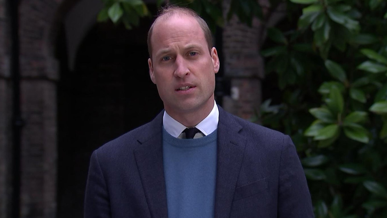 Prince William released a video statement blasting the “deceitful” BBC. Picture: Twitter