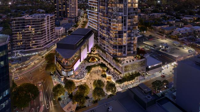 An artist’s impression of Aviary Toowong in 2020.