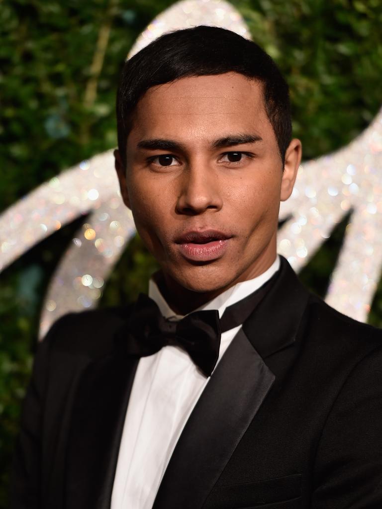 Balmain designer Olivier Rousteing attends the British Fashion Awards at London Coliseum on December 1, 2014 in London, England. Picture: Getty