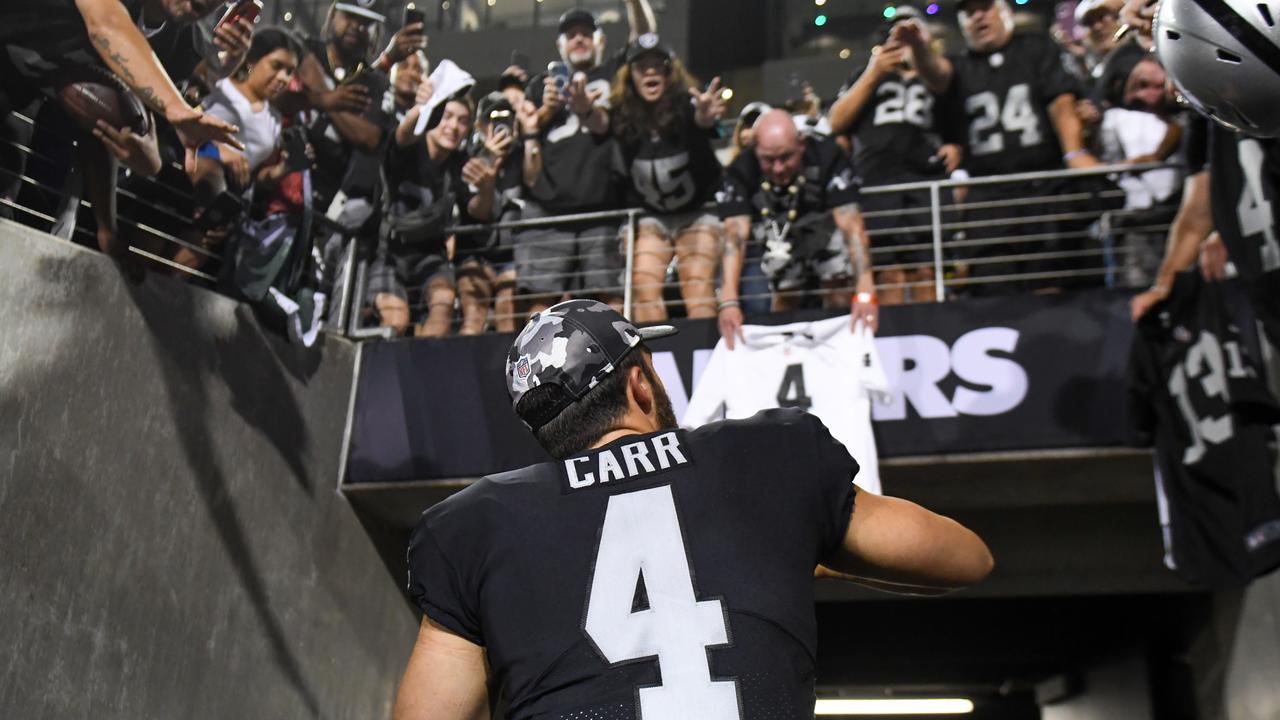 QB Derek Carr says goodbye to Raider Nation