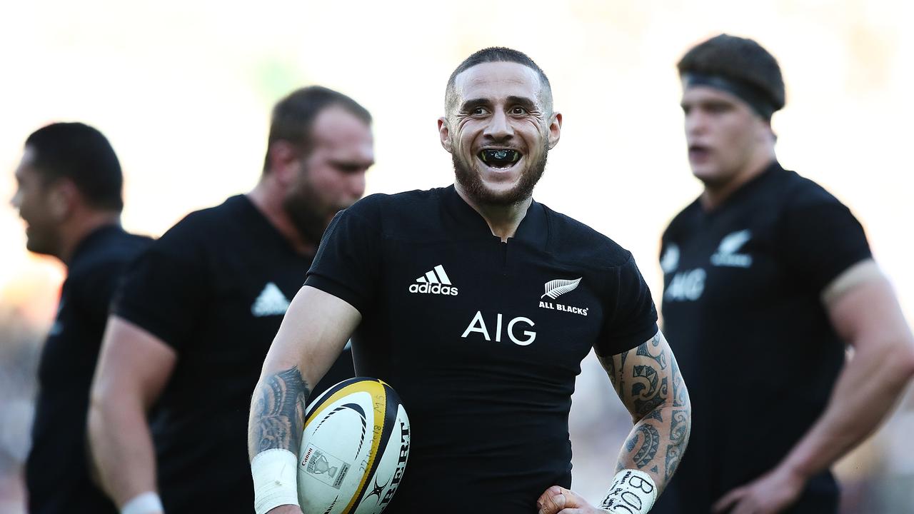 TJ Perenara looks on during the 2018 Bledisloe Cup