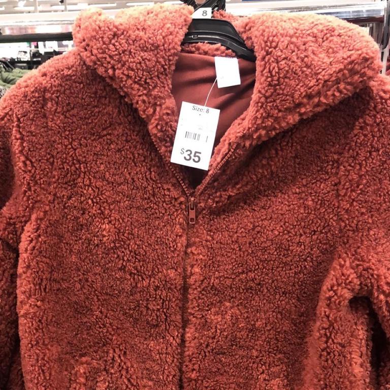 kmart teddy bear jacket