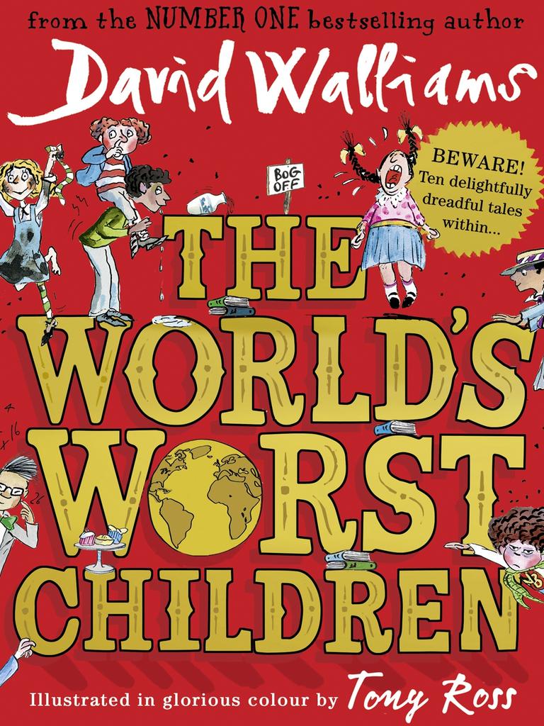 The World's Worst Children, by David Walliams, has sold more than 192,000 copies in Australia since it was released in April 2016. Picture: HarperCollins