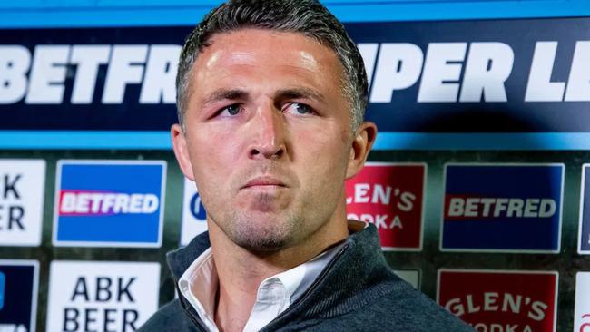 Warrington Wolves coach Sam Burgess.