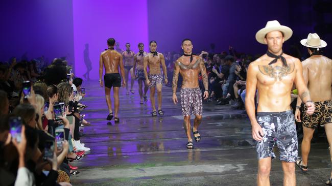 The Paradiso Fashion Show held at the Carriageworks in Eveleigh. Picture: Christian Gilles