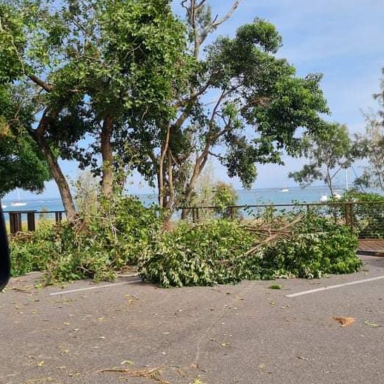 Gladstone Regional Council says not all of the damage has been assessed yet and urges residents to avoid debris. Picture: Discovery Coast News