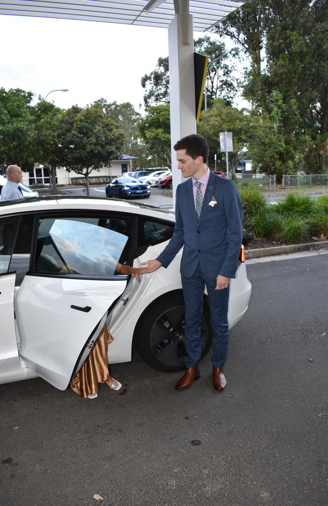 Students at the 2024 Nambour Christian College formal.