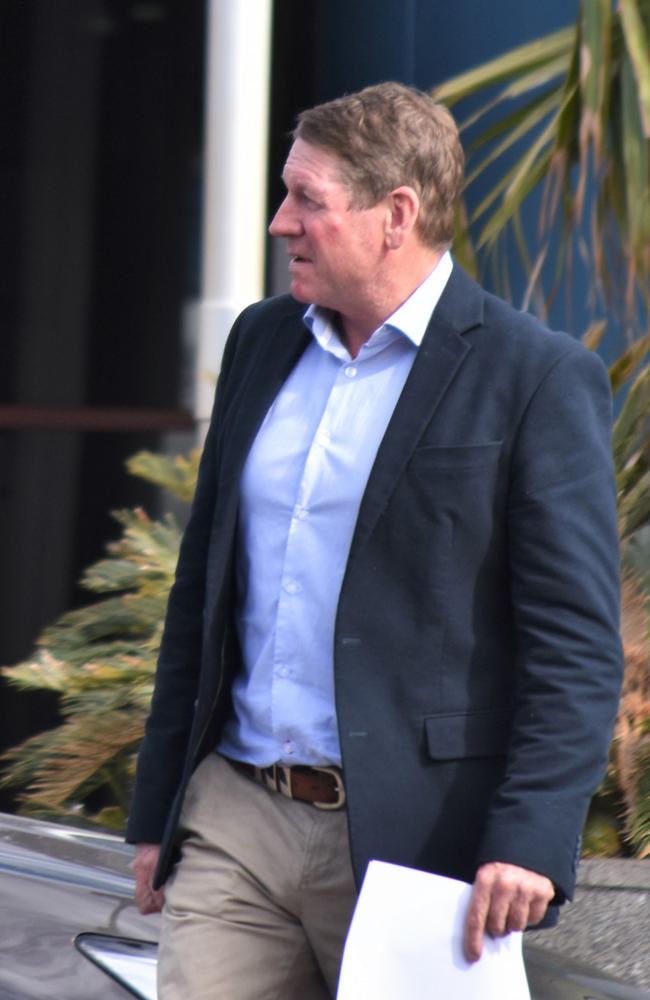 Matthew Guy Peters leaving the Toowoomba Magistrates Court after submitting a successful application to remove his driver's licence suspension. Picture: News Regional Media.