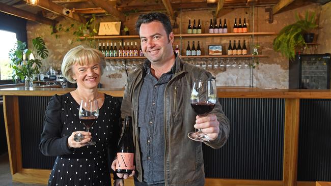 Victor’s Place owners Kathrin Dressler and Alan Varney inside the restaurant. Picture: Tom Huntley