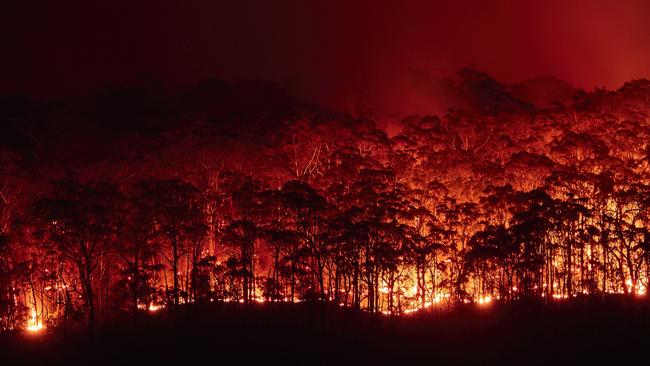 The royal commission on the “Black Summer” fires of 2019-2020 has recommended scientists work with Indigenous knowledge holders to learn how to apply traditional burning in a bid to limit wildfires. Picture: Jonathan Poyner