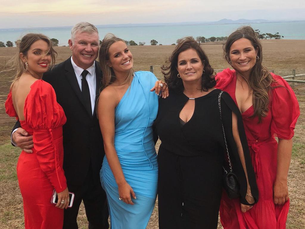 Danny Frawley and his girls.