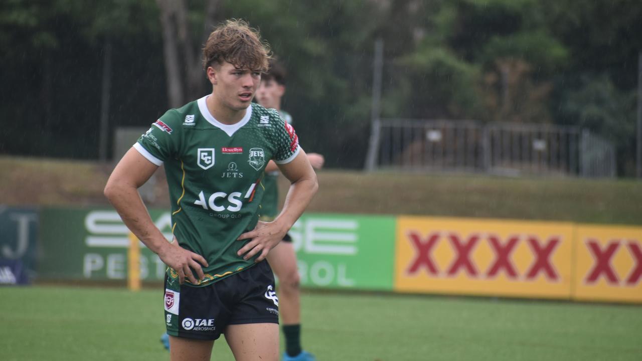 Finn Kendall. Cyril Connell Challenge game between the Ipswich Jets and Wide Bay Bulls. Saturday March 11, 2023. Picture, Nick Tucker.