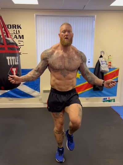 Hafthor Bjornsson is shredded. Photo: Instagram