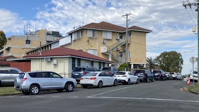 Gympie’s only other drive through centre at the hospital experienced waits times of more than an hour during Queensland’s last outbreak.