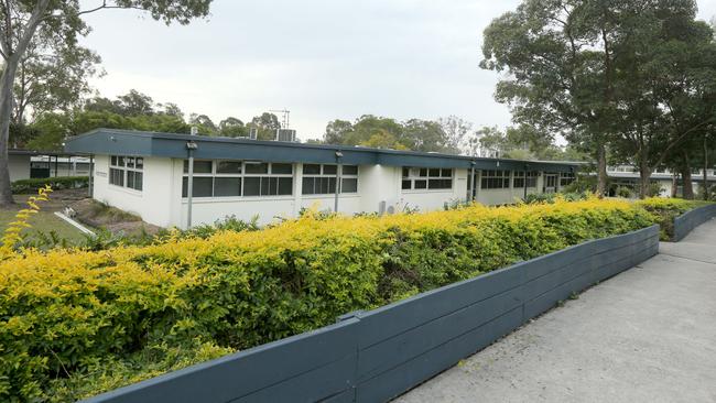 Outside Coombabah State High School . Picture Mike Batterham