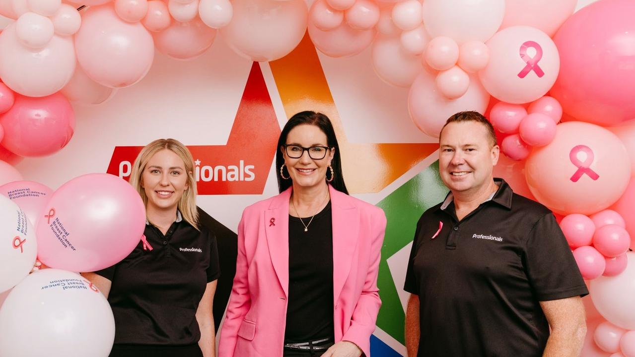 The Professionals team (from left) Sharni-Lee Pigram, Katherine Gonzalez-Cork and Daniel Pigram.