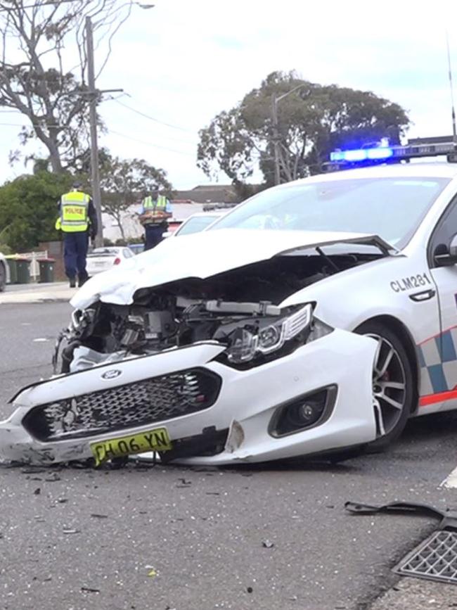 Highway Patrol officer Harry Little was pursuing another driver before the crash. Picture: TNV