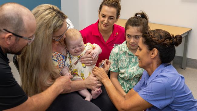 The NT government has funded a free meningococcal B vaccination program providing protection from the deadly disease for babies and teens. Picture: Pema Tamang Pakhrin