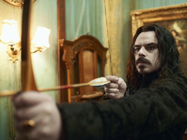 New Zealand actor Jemaine Clement in a scene from What We Do In the Shadows. Madman Films